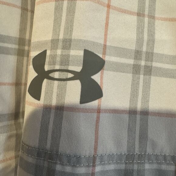 Texas Tech Under Armour 2XL Plaid Fishing Shirt Men Basketball Button Down RR4L - Picture 5 of 11